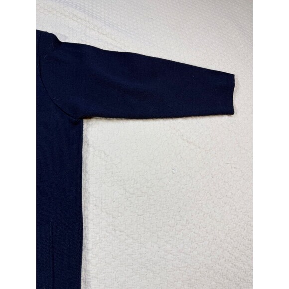 Vintage Paris Sweater Cardigan Yorkies Creation Gyrna | Navy | Womens Size XL - Picture 5 of 13